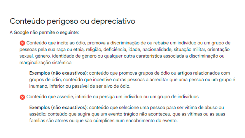 Veja a explicação que deram sobre a Censura